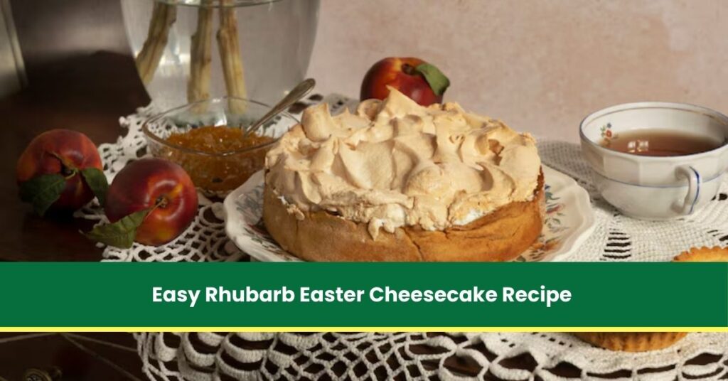 Easy Rhubarb Easter Cheesecake Recipe to Celebrate Spring