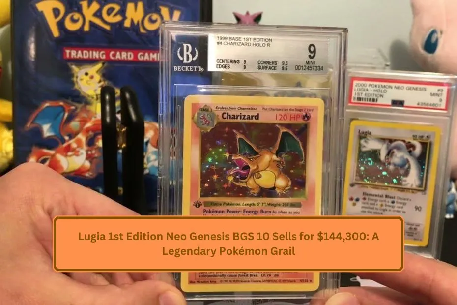 Lugia 1st Edition Neo Genesis BGS 10 Sells for $144,300: A Legendary Pokémon Grail