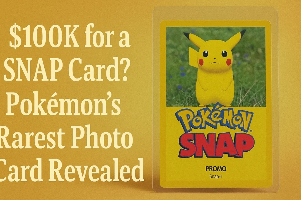 $100K for a SNAP Card? Pokémon's Rarest Photo Card Revealed