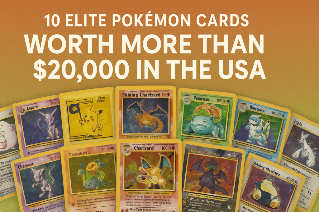 Investment Grade: 10 Pokémon Cards Surpassing $20K in Value
