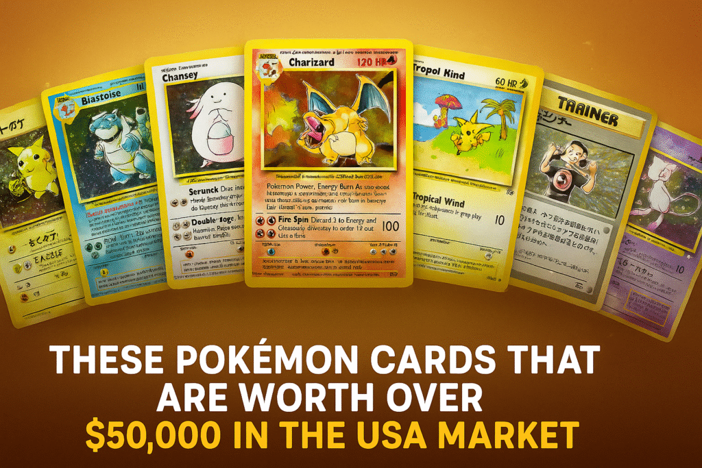 This Pokémon Cards That Are Worth Over $50,000 in the USA Market