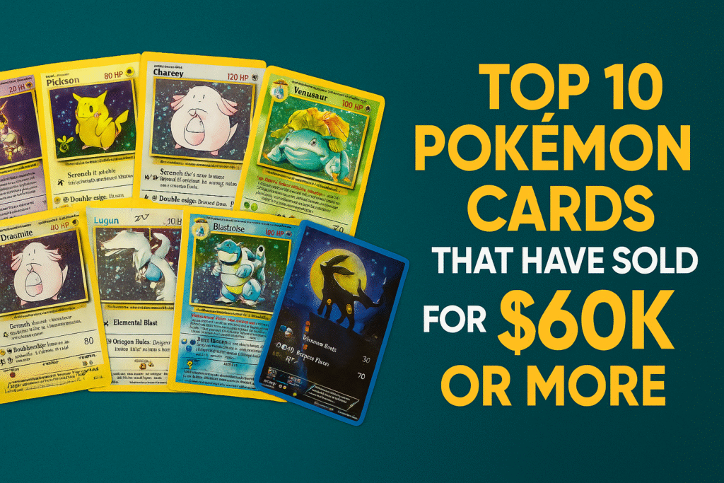 Top 10 Pokémon Cards That Have Sold for $60K or More