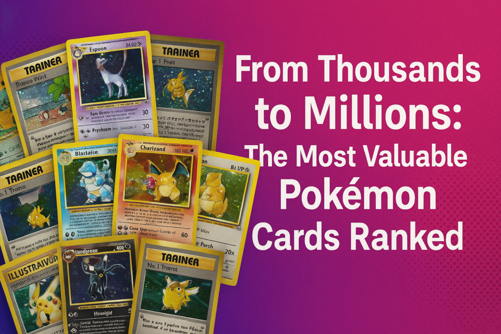 From Thousands to Millions: The Most Valuable Pokémon Cards Ranked