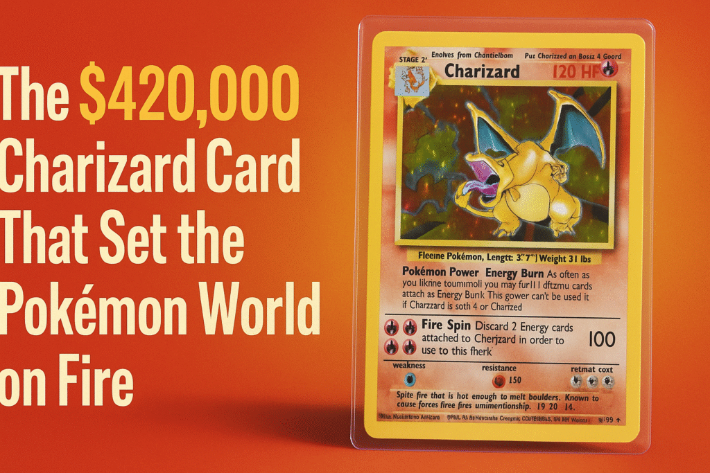 The $420,000 Charizard Card That Set the Pokémon World on Fire